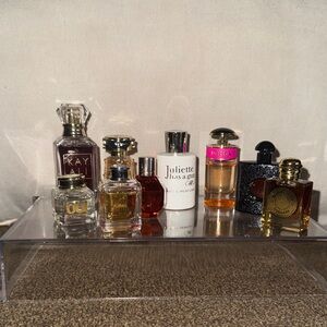 Prada Fragrance Collection with Black and Gold Details